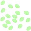 PATIKIL 5x4mm Luminoso Pesca Perline, 200 Pezzi Plastica Bagliore Pesca Esca Uova Attrezzatura Perlina Attacco Strumento Ovale, Verde
