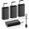 MoKo Adattatore Lightning a USB-C per iPhone 17/16/15, Solo Ricarica, 4PCS