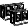 Jhaan 27XL Cartucce d'inchiostro Compatibile con Epson 27 XL per Epson Workforce WF-7610 WF-7715 WF-7720 WF-7210 WF-3620 WF-7620 WF-7110 WF-7710 WF-3640 (5 Nero)