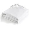 Bedecor Impermeabile Coprimaterasso in Flanella di Tessuto Spugna Culla 70x140, 100% Cotone Proteggi Materasso, Silenzioso, Traspirante