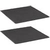 Westmark 2 piatti quadrati in ardesia naturale, con protezione antigraffio, superficie: 30 x 30 cm, in ardesia, tapas + Friends, antracite, 693222E3