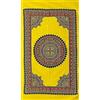 Seamar Copritutto Medio Horizon Batik 100% Cotone Copri Poltrona 140x230 cm Telo Mare con Frange (Giallo)