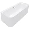 Villeroy & Boch Loop & Friends vasca da bagno a parete, con pannello laterale, UBA180LSF9CS00V-01, Loop & Friends bianco [Vasche da Bagno > Vasche da Bagno a Parete]