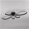 TRIO Leuchten Fly lampada a soffitto, a LED, larghezza: 83 cm, 645619132, Fly [Lampade per Interni > Lampade a Soffitto]