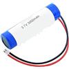 PUPLUM 3.7v 3000mah 18650 Batteria Ricaricabile Xh 2.54mm Spina A 2 Pin Ricarica Mobile Power Battery Pack