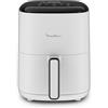 Moulinex Easy Fry Compact Friggitrice Ad Aria, Senza Olio, 1300 W, 3 L, Capacità 1-4 Persone, 10 Programmi Di Cottura, Touchscreen, EZ145A