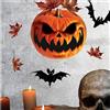 GUIRCA Decorazione adesiva parete zucca horror 25x70 cm 1 pz