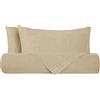 VANITA' DI RASO Set lenzuola federe letto parure lenzuola in 100% puro lino lavato delavè stone washed morbido resistente elegante traspirante ipoallergenico made in italy MATRIMONIALE SABBIA