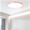 Mengjay Plafoniera LED Soffitto 30W,Dimmerabile Plafoniera 3000K/4000k/6000K,Lampada da Soffitto LED Ultra Sottile Rotonda Moderno,per Camera da Letto, Cucina, Soggiorno,Corridoio,Scala (30W, Rosa)