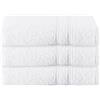 SaRani Asciugamani Bagno Hotellerie Hotel Bianco Spugna di Cotone Ospite Viso Telo (3 piccole (60x40 cm))