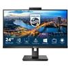 Philips - 23.8IN1920X1080 1000:1 5MS VGA/DVI/DISPLAY PORT HDMI/USB IN