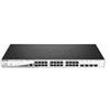 D-Link - D-LINK SWITCH 24 PORTE GIGABIT POE + 4 PORTE SFP JUMBO FRAME RACK MOUNTABLE 19 SMART