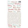 Merry & Joy Paper Stickers Words
