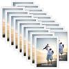 EYMPEU Cornice 13x18, Decorazione per Casa,Set 18, Colore Bianco PVC