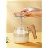 Jokapy Tazza da Caffè Automescolante 400ml, Tazza da Caffè Elettrica 7000 rpm, Self Stirring Coffee Mug, Tazza da Caffè con Agitatore Elettrico per Mescolare Caffè Tè Cioccolata Calda Latte(Trasparente)