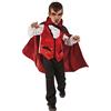 Rubie's Rubies Costume del Conte Dracula per bambino, Abito con camicia bianca, gilet, mantello e pantaloni, Rubies ufficiale per Halloween, M (5-7 anni)