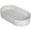 Karag Lavabo Da Appoggio In Mineralmarmo Karag Linus - Stracciatella