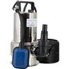 OGOMONDO Elettropompa sommergibile Daytona Acque Scure Chiare Pulite Immersione Acciaio Inox 750 Watt HP 1 Uso Domestico