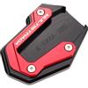 ZEXDDI Adatto per DUCATI Multistrada V2 V4 S 2023 2024 Multistrada V4S V2S 2022 Moto Cavalletto Piede Ingranditore Supporto Cavalletto Laterale Estensione Pad (Rosso)