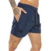 RED BRIDGE Costume da Bagno da Uomo Pantaloncini ad Asciugatura Rapida Bianco XL