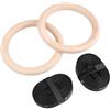 Diamond Coppia Anelli Ginnastica in Legno con Strap 3,8 mm