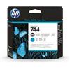 HP TESTINA DI STAMPA ORIGINALE HP 744 NERO FOTO CIANO F9J86A DesignJet Z5600
