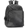 Comix - Zaino Cool Black Scuola Media, Elementare e Superiore, con Schienale Imbottito e Rinforzato, Spallacci Regolabili e Vano Principale + Tasca Frontale con Zip, cm 32x21x43h, 31lt