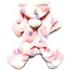 Smalllee_Lucky_Store Costume per animali domestici, motivo fragole, cotone, rosa con stampa fragola, XL, unisex, maglione