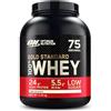 Optimum Nutrition Gold Standard 100% Whey Proteine in polvere per lo Sviluppo e il Recupero Muscolare con Glutammina e Aminoacidi BCAA Naturali, senza Aromi, 75 dosi, 2,25kg, la Confezione può Variare