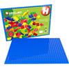 Hubelino #420329 Piastra di base 560 (nodi 20 x 28, 32 x 44,8 cm), colore blu, compatibile con grandi mattoncini di altri produttori, Made in Germany