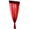 Atyhao Pannelli Tende Trasparenti, Stile Semplice Poliestere Finestra Voile Tulle Tenda Pure Pannelli Camera Soggiorno decorazione(1x2m/3.3x6.6ft-Rosso)