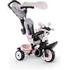 SMOBY Triciclo Evolutivo 3 in 1 Rosa Baby Drive Comfort