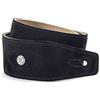 Jim Dunlop DUNLOP - BMF-S01 STRAP SUEDE EBONY, Tracolla per Chitarra