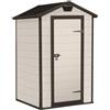 Keter Casetta Da Giardino In Resina 129x103x196H Cm Manor 4x3 Beige Keter