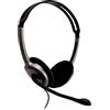 V7 HA212-2EP auricolare Stereofonico Padiglione auricolare Nero, Argento