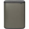 Brabantia (TG. 60 Litri) Brabantia Bo Touch Bin Pattumiera, Metallo, Platinum, 60 Litri -