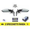 ALKAR Specchietti Panda Fiat Retrovisori Hobby esterni Primer DES SIN DX SX specchi da