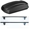 AUTOKIT BOX BAULE da tetto Auto COMPATIBILE con VW Golf V 5 Barre Portatutto Portapacchi