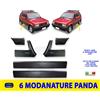 Autokit Modanature laterali per Panda Country Club 4x4 paracolpi tuning super sportelli