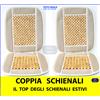 Lampa Schienale auto estivo coprisedile universale 2 sedili ventilato in fibra