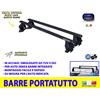 MENABO Autokit Barre portatutto per A3 2013> 4 porte da TETTO auto acciaio porta pacchi set 2