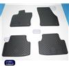 Autokit Tappetini per Golf Sportsvan 2014> tappeti gomma kit antiscivolo set da 4