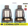 Accessoriauto Schienali auto universali Estivi Anteriori Fresco coprisedile coppia set kit