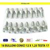 Accessoriauto Bulloni Ruote Auto per DS cerchi bulloni 12X1,25 Testa diametro 17 kit set da