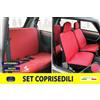 Autokit Coprisedili Fiat Seicento Fodere auto misura tessuto interni sedile set per 600