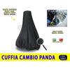 AutoCLV Cuffia cambio Fiat Panda Leva 169 2003>2011 cuffie simil pelle grigio marcia per