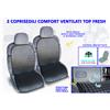 Standard Coprisedile Ventilato Universale Schienale auto aerato per lunghi viaggi 2 pezzi