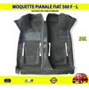 AUTOKIT Interni Fiat 500 Pianale Moquette Velluto Nero Epoca F L R Tappeto Rivestitmento