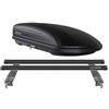 MENABO Baule Box Tetto auto compatibile con CLS 5p dal 2012 con Barre Portatutto