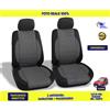 Autokit Coprisedili Fiat Panda Country Club Fodere Sedili Interni auto nero grigio set 2